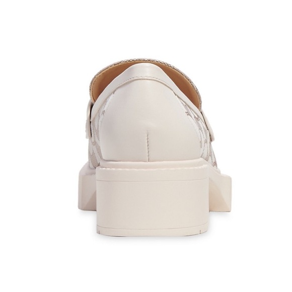 Leah 44MM Jacquard & Leather Lug-Sole Loafers - Picture 3 of 5